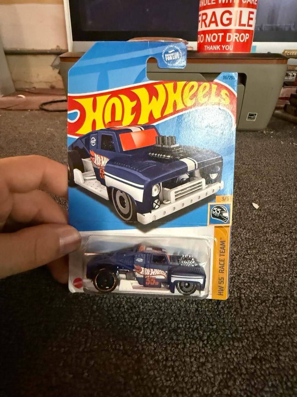 Hot Wheels Erikenstein Rod HW 55 Race Team 3/5 86/250 Blue